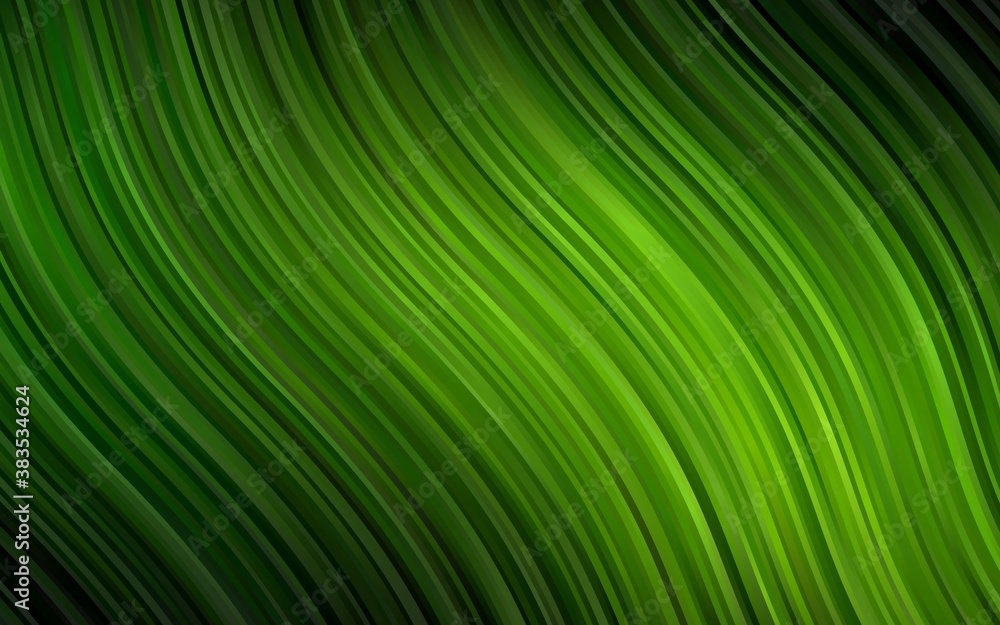 Dark Green vector template with liquid shapes. Dark Green vector template with liquid shapes.