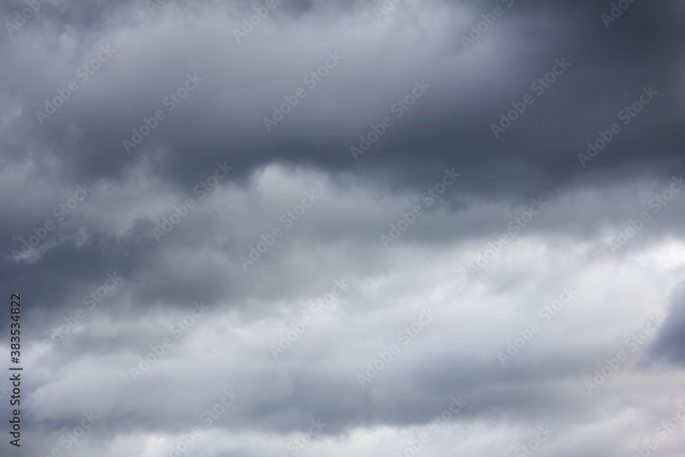 Dark cloud before raining strom as background