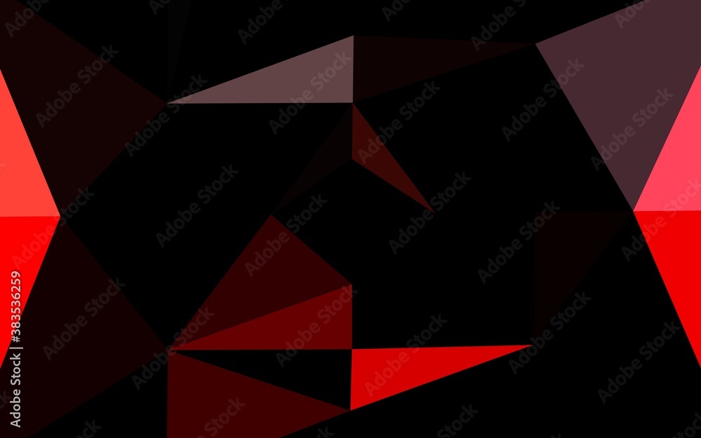 Light Red vector triangle mosaic cover. Light Red vector triangle mosaic cover.