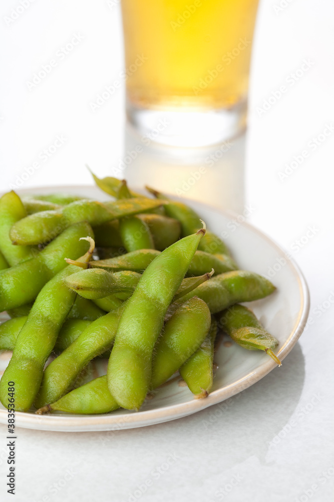 ビールと枝豆