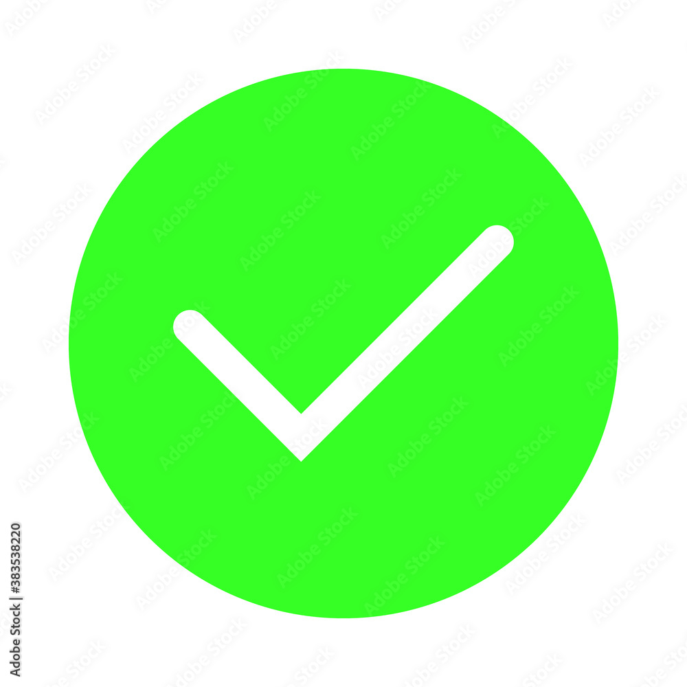 Check mark icon. tick symbol. Vector check icon Check mark icon. tick symbol. Vector check icon