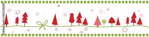 Schleife Grün Rot Weihnachten Band Banner Hintergrund Christbaum Sterne