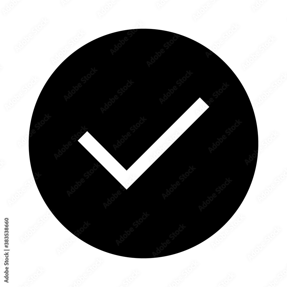 Check mark icon. tick symbol. Vector check icon Check mark icon. tick symbol. Vector check icon