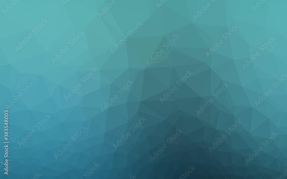 Light BLUE vector triangle mosaic texture.