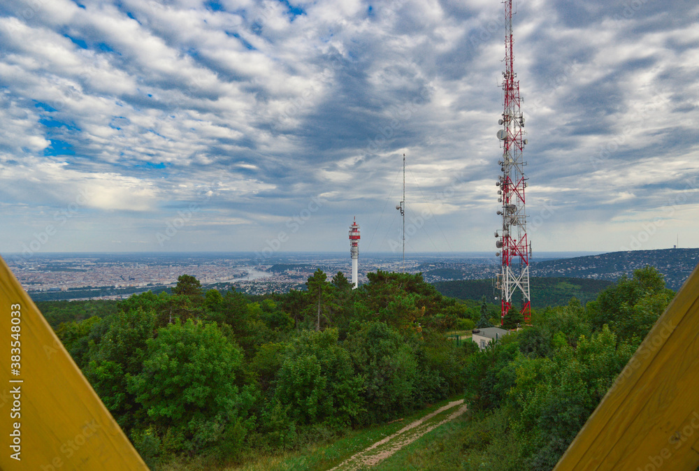 Obraz premium tower on the hill