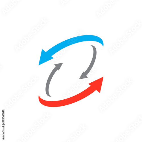 Free Download Arrow vector illustration icon Template design - GFXLoad