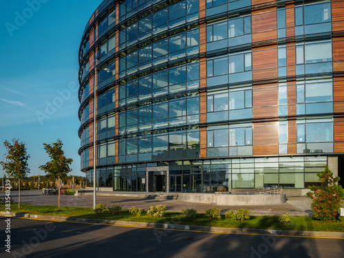 Techno park buildings in the innovative city of the future Innopolis for IT specialists and businesses