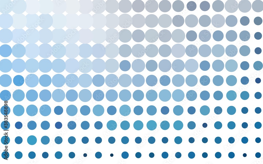 Light BLUE vector layout with circle shapes. Light BLUE vector layout with circle shapes.