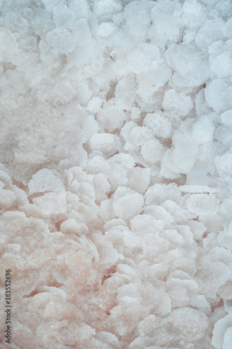 Detail of salt flakes