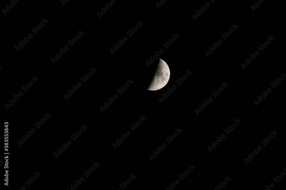 The Beauty of the Moon on a clear Evening The Beauty of the Moon on a clear Evening