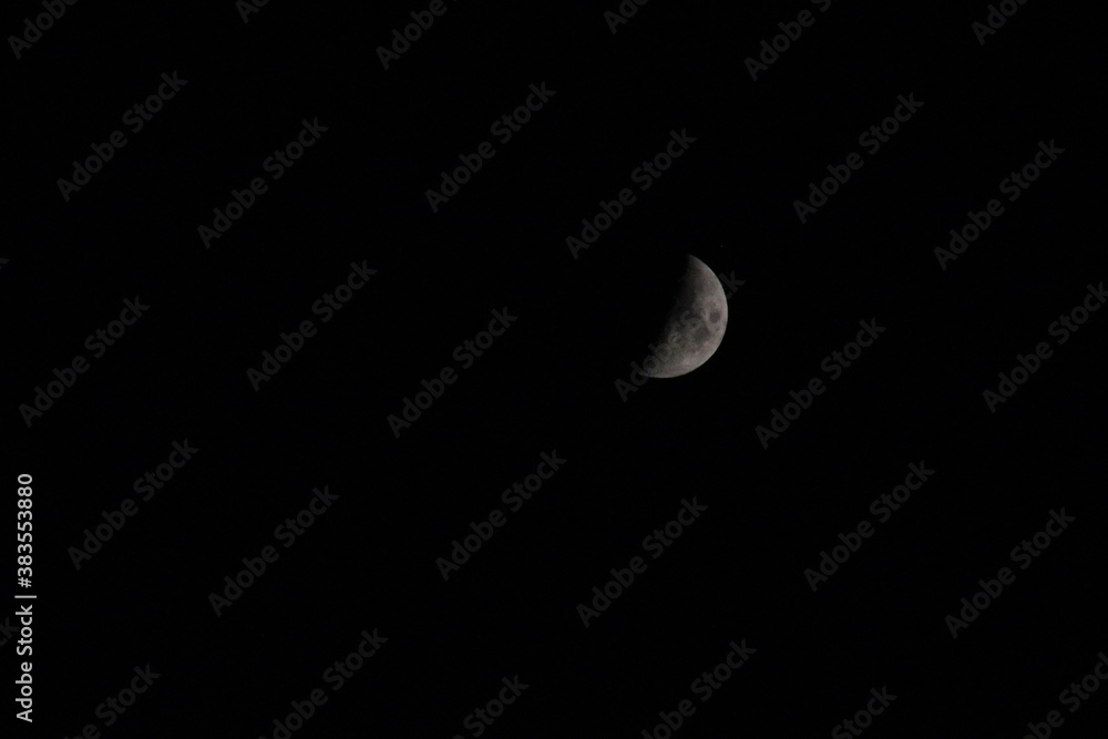 The Beauty of the Moon on a clear Evening The Beauty of the Moon on a clear Evening