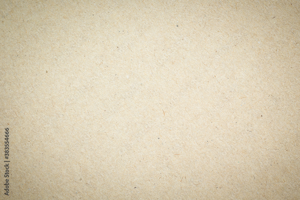 Obraz premium brown cardboard paper texture closeup paper background.
