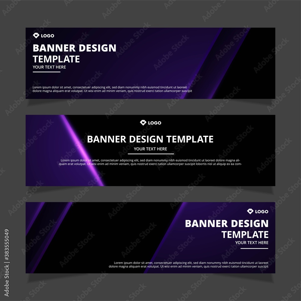 Set of modern abstract vector banners design. Template ready for use in web or print design. Set of modern abstract vector banners design. Template ready for use in web or print design.