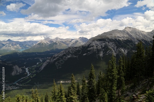 Beautiful landscape inside the Banff National Park Canada