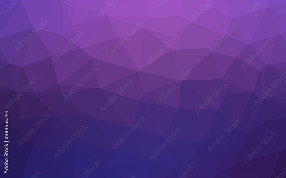 Dark Purple vector polygonal background. Dark Purple vector polygonal background.