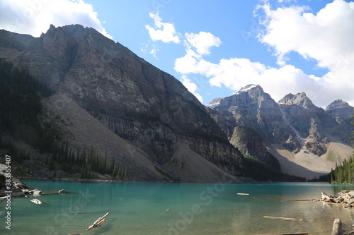 Lake Moraine in the Banff National Park, Canada