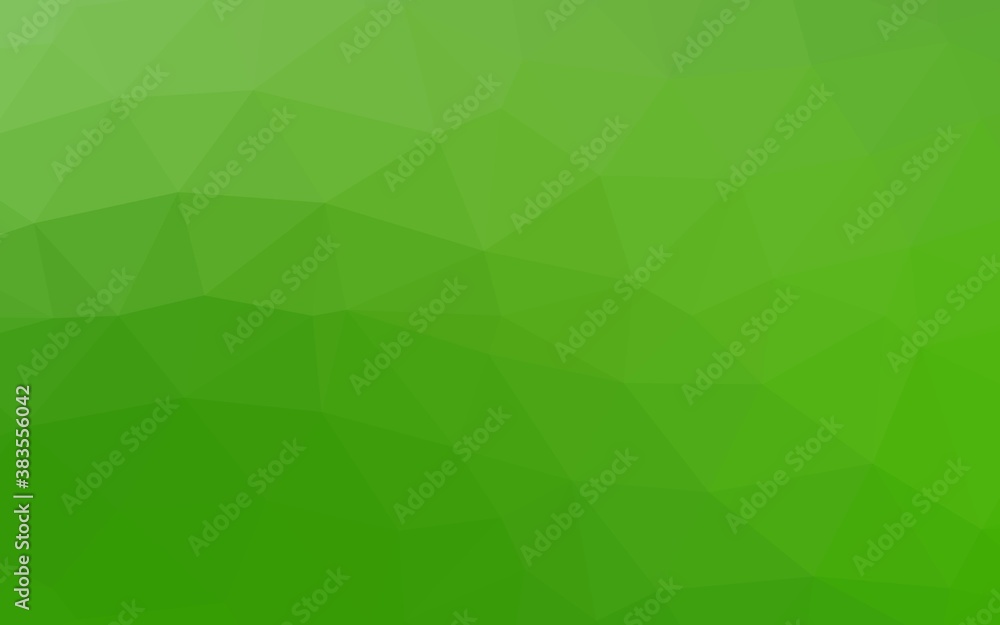 Light Green vector abstract polygonal layout. Light Green vector abstract polygonal layout.