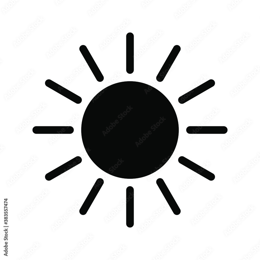 line Sun Icon for Brightness line Sun Icon for Brightness