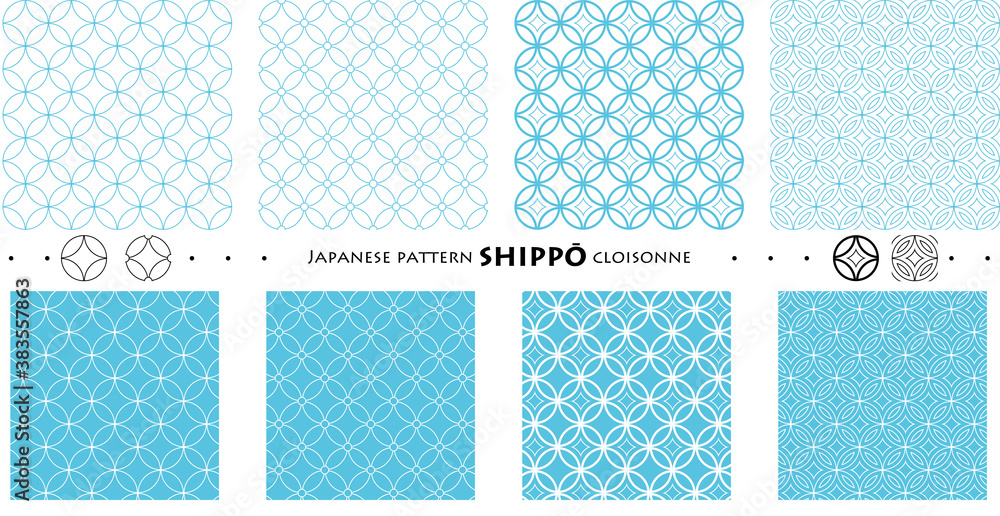 Japanese pattern SIPPŌ cloisonne_seamless pattern_c04 Japanese pattern SIPPŌ cloisonne_seamless pattern_c04