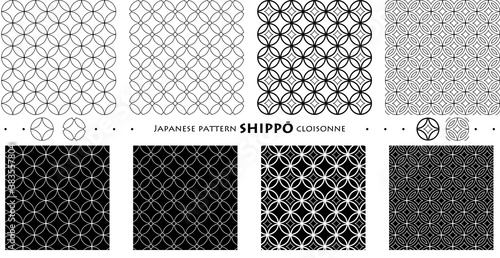 Japanese pattern SIPPŌ cloisonne_seamless pattern_c01