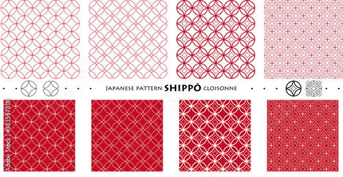Japanese pattern SIPPŌ cloisonne_seamless pattern_c02