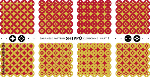 Japanese pattern SIPPŌ cloisonne_part2_seamless pattern_c09