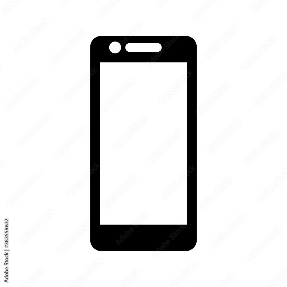 Mobile phone with blank screen Mobile phone with blank screen