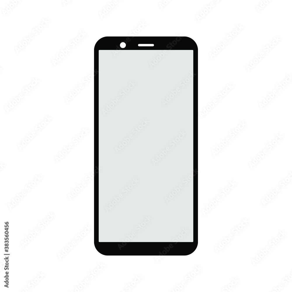 Mobile phone or smartphone icon. vector illustration Mobile phone or smartphone icon. vector illustration