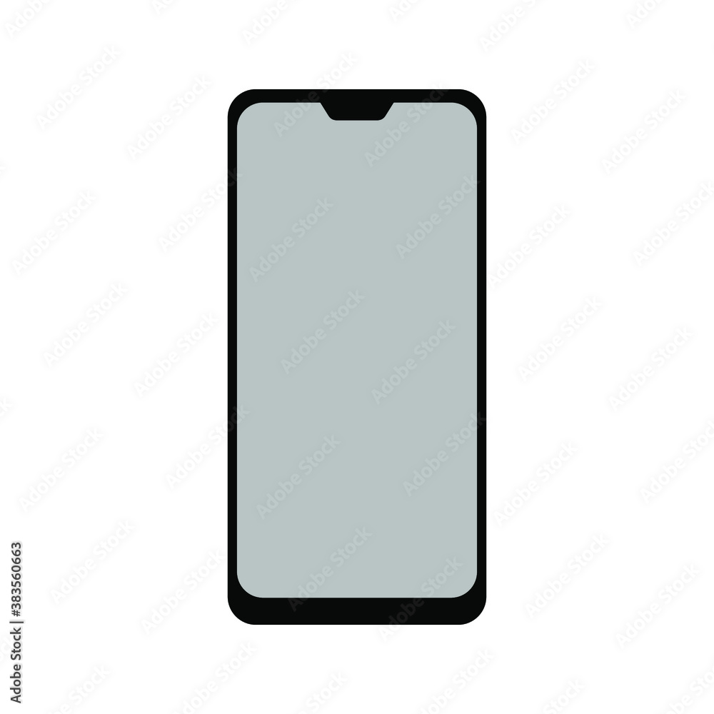 Mobile phone or smartphone icon. vector illustration Mobile phone or smartphone icon. vector illustration