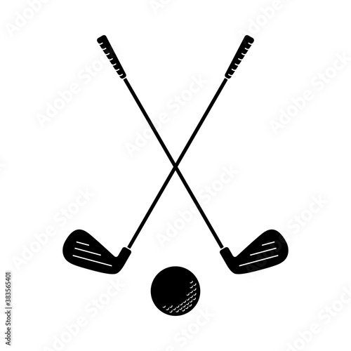 Design for a golf club tournament or championship in vector