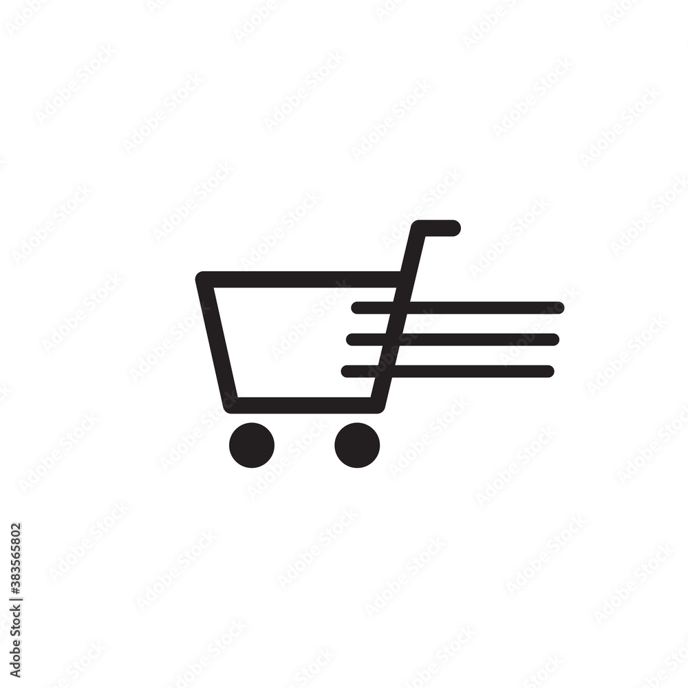 Cart symbol vector. Shopping logo design. Cart symbol vector. Shopping logo design.