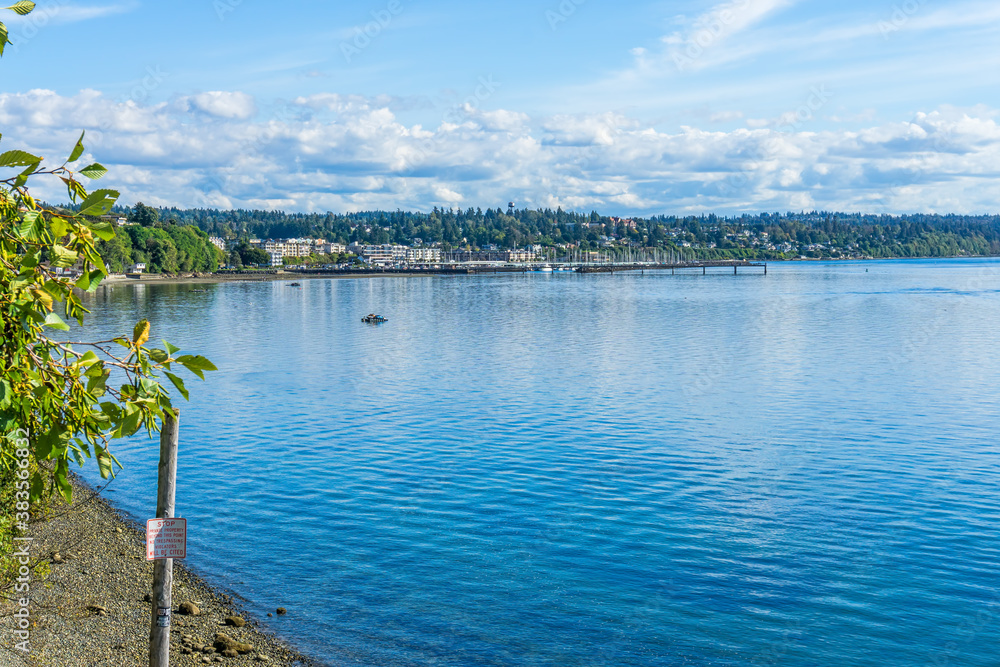 Fototapeta premium Clouds Over Marina 3