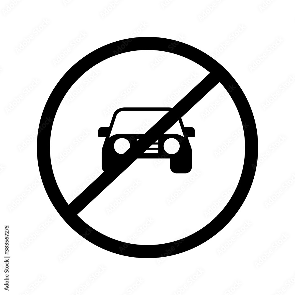 Car icon in simple style. editable. Vector illustration on white background Car icon in simple style. editable. Vector illustration on white background