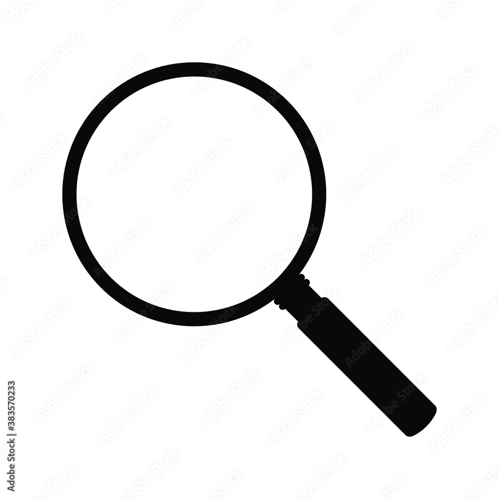 Search icon. Search vector icon. search magnifying glass icon on white background Search icon. Search vector icon. search magnifying glass icon on white background