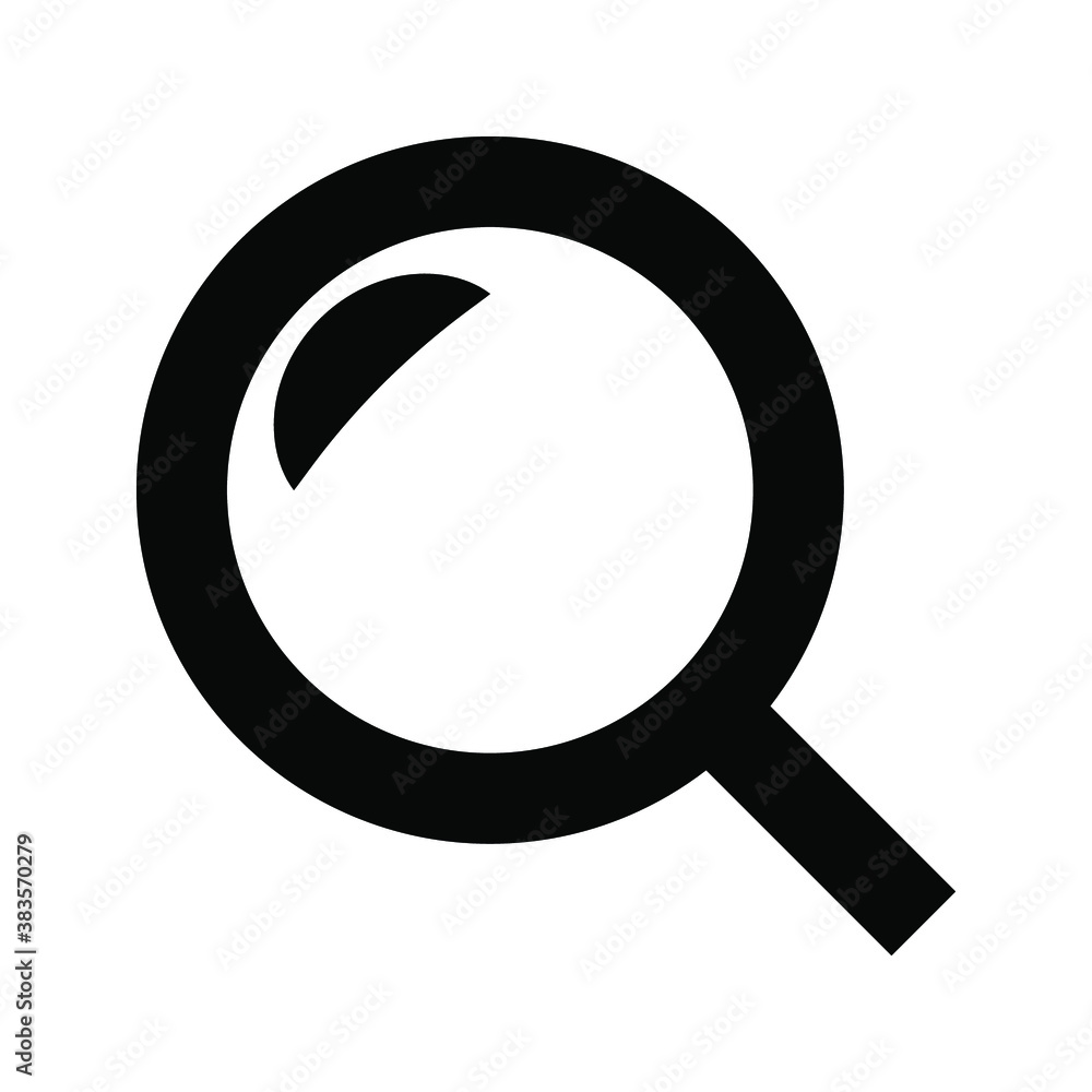 Search icon. Search vector icon. search magnifying glass icon on white background Search icon. Search vector icon. search magnifying glass icon on white background