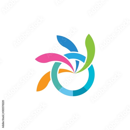 circle logo vector