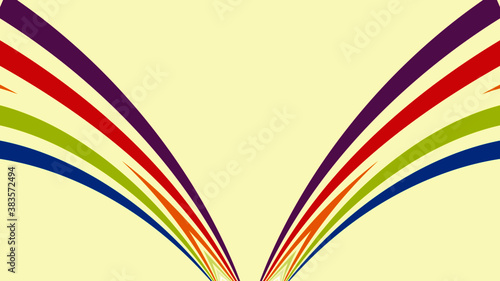 abstract rainbow background with lines