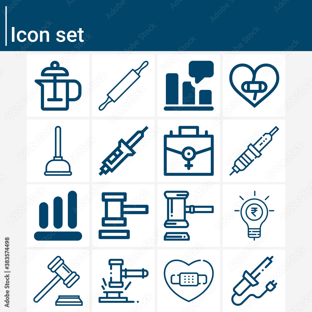 Simple set of chances related lineal icons. Simple set of chances related lineal icons.