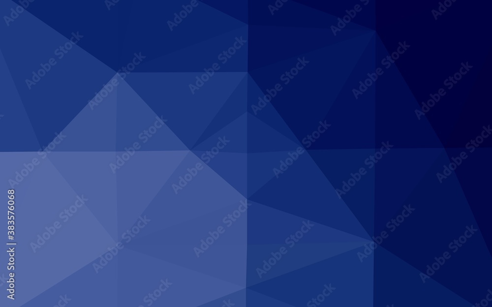 Dark BLUE vector blurry triangle pattern. Dark BLUE vector blurry triangle pattern.