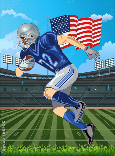 American football player