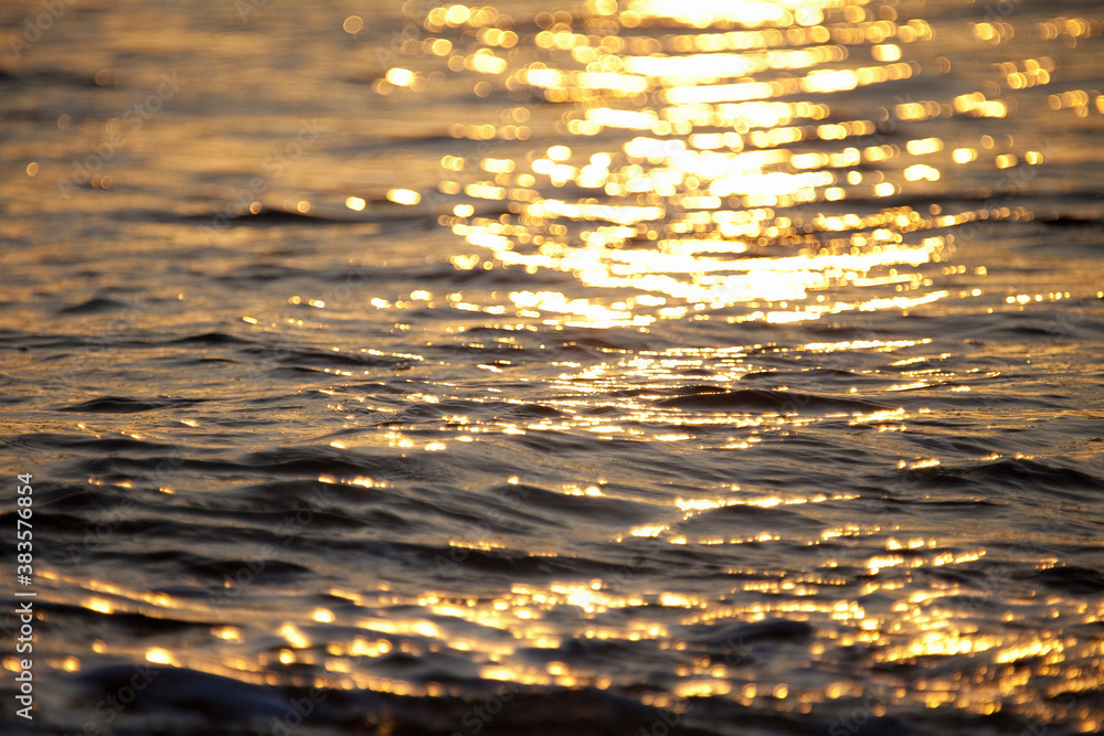 朝日に輝く瀬戸内の海辺 朝日に輝く瀬戸内の海辺