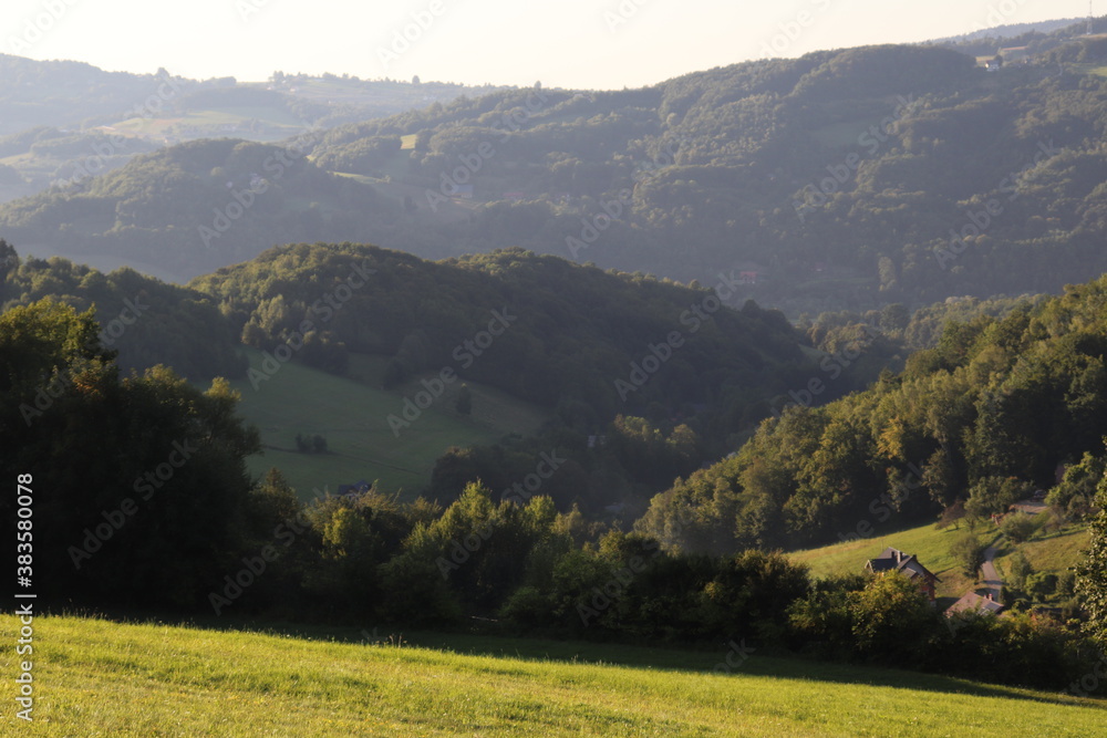 Obraz premium Beskid Wyspowy