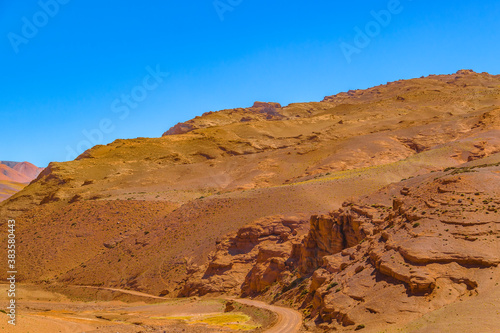 Arid Landscape Brava Lagoon Reserve La Rioja  Argentina