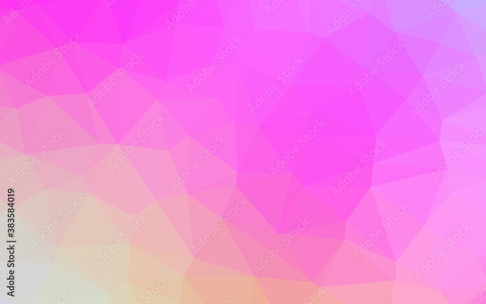 Light Pink vector shining triangular template. Light Pink vector shining triangular template.