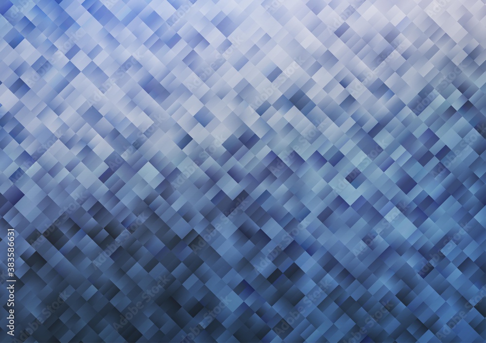 Light BLUE vector cover in polygonal style. Light BLUE vector cover in polygonal style.