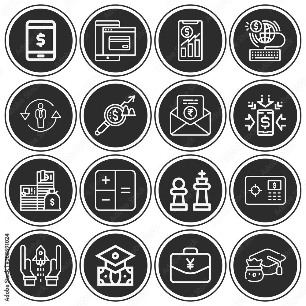 16 pack of partner lineal web icons set 16 pack of partner lineal web icons set