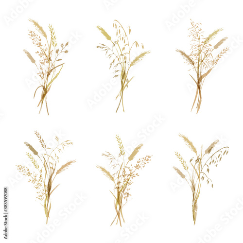 Meadow grass bouquets