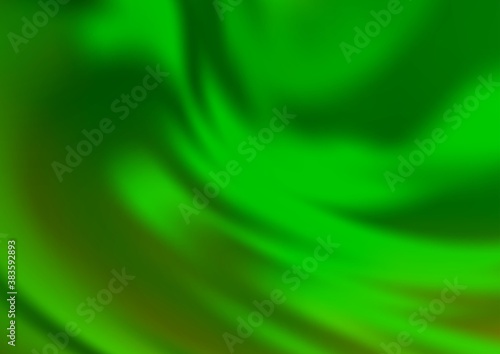 Light Green vector glossy abstract template. © Dmitry