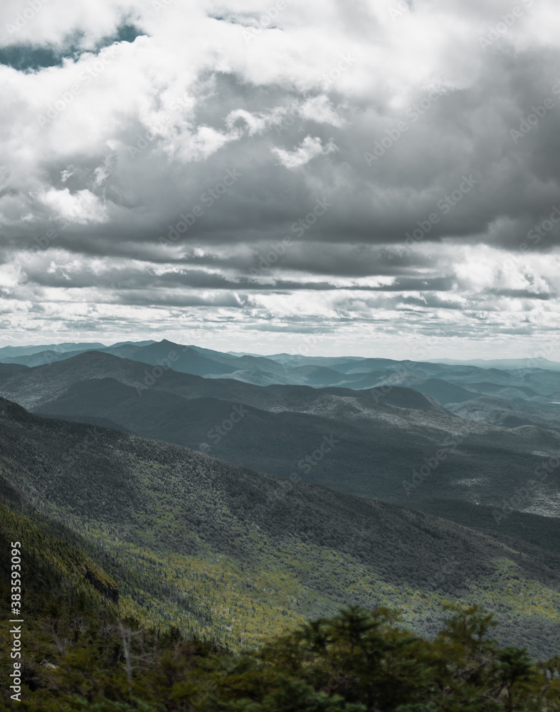 View from the summit of Mount Mansfield in Vermont in September 2020