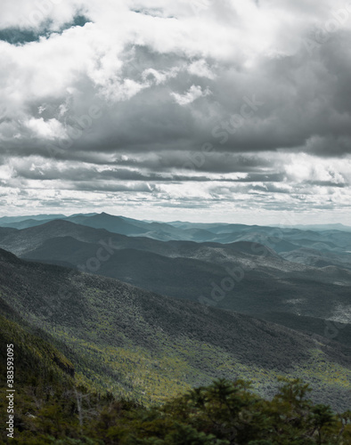 View from the summit of Mount Mansfield in Vermont in September 2020